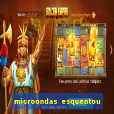 microondas esquentou demais e parou de funcionar